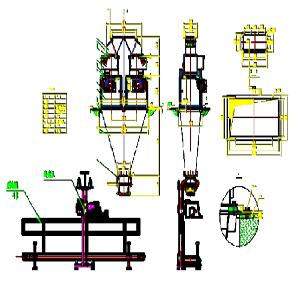 DCS-B100 * 2-Z type quantitative packing scale